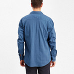 Double Pocket Covered Shirt // Denim Blue (L)