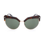 DSquared2 // Women's DQ0254 Sunglasses // Dark Havana + Green