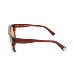 DSquared2 // Unisex DQ0294 Sunglasses // Red + Brown Mirror