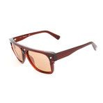 DSquared2 // Unisex DQ0294 Sunglasses // Red + Brown Mirror