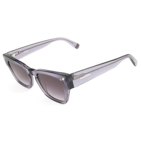 DSquared2 // Unisex DQ0299 Sunglasses // Gray + Gradient Smoke