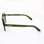 DSquared2 // Men's DQ0304 Sunglasses // Black + Green + Smoke