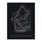 The Blueprint of Velocity // Silverstone Circuit Poster (12"L x 16"W x 0.5"H)