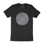 Suede Circle Graphic T-Shirt // Charcoal (L)