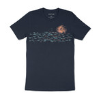 Sunrise Graphic T-Shirt // Denim Blue (L)