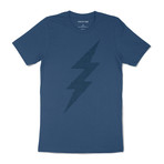 Bolt Graphic T-Shirt // Blue (S)