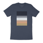 Color Spectrum Graphic T-Shirt // Blue (L)