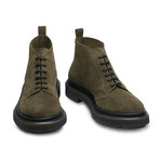 Barclay Lace-Up Low Boots // Green (Euro: 40)