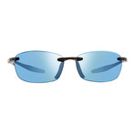 Descend XL Polarized Sunglasses (Black + Blue)