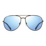 Tarquin S Polarized Sunglasses (Gunmetal + Blue)
