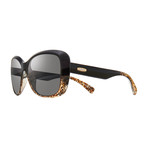 Devin Polarized Sunglasses // Black Amber + Graphite