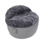 Convertible Bean Bag Chair // Nest // Charcoal (Full)