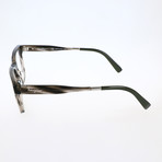 Men's Aiden Optical Frames // Striped Gray + Green