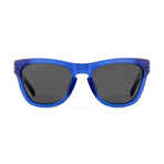 Unisex Pioneer 52 Polarized Sunglasses // Blue Crystal + Gray