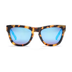 Unisex Pioneer 38 Polarized Sunglasses // Sand Tortoise + Blue