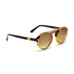 Unisex Dyad 15 Sunglasses // Caramel Gradient + Brown Gradient