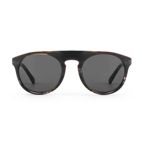 Unisex Atlas 27 Polarized Sunglasses // Slate Horn + Gray