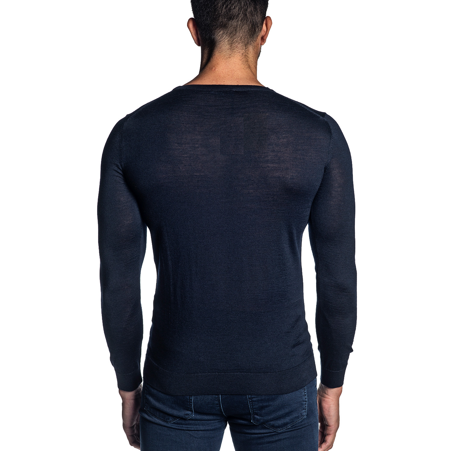 Cory Light Weight Pullover // Dark Blue (S) - Jared Lang - Touch of Modern