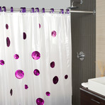 Happiness Shower Curtain (Violet)