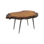 Burled Wood Side Table v.2
