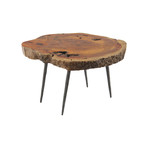 Burled Wood Side Table v.1