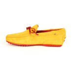 Tod's // Driving Moccasins // Orange + Red (US: 5.5)