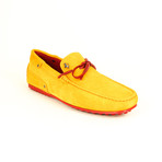 Tod's // Driving Moccasins // Orange + Red (US: 5)