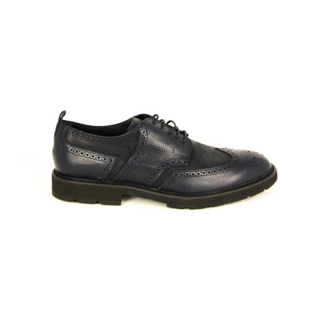 Tod's // Wing Tip Dress Shoes // Navy (US: 5)