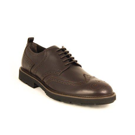 Tod's // Wing Tip Dress Shoes V2 // Brown (US: 5)