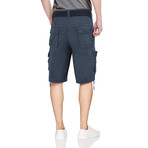 BeLighted Cargo Shorts + Twill Piping // Steel (42)