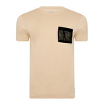 Genko Tech Pocket T-Shirt // Beige (L)