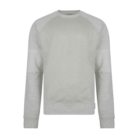 Malone Cut + Sew Paneled Sweatshirt // Gray (S)