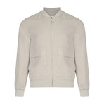 Cres Tencel Tailored Bomber // Stone (XL)