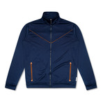 Myles Western Style Zip Track Jacket // Blue (S)