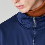 Myles Western Style Zip Track Jacket // Blue (L)