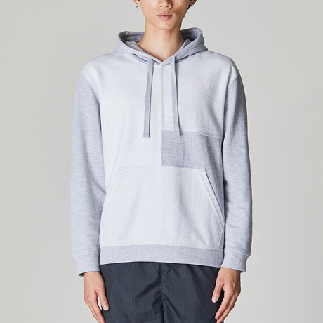 Silas Block Fabric Sweatshirt // Gray (S)