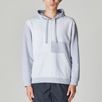 Silas Block Fabric Sweatshirt // Gray (XL)