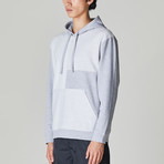 Silas Block Fabric Sweatshirt // Gray (XL)