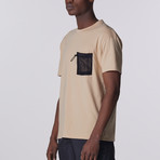 Genko Tech Pocket T-Shirt // Beige (M)