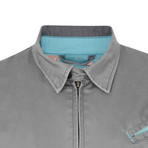 Wilson Harrington Jacket With Print Lining // Charcoal (XS)