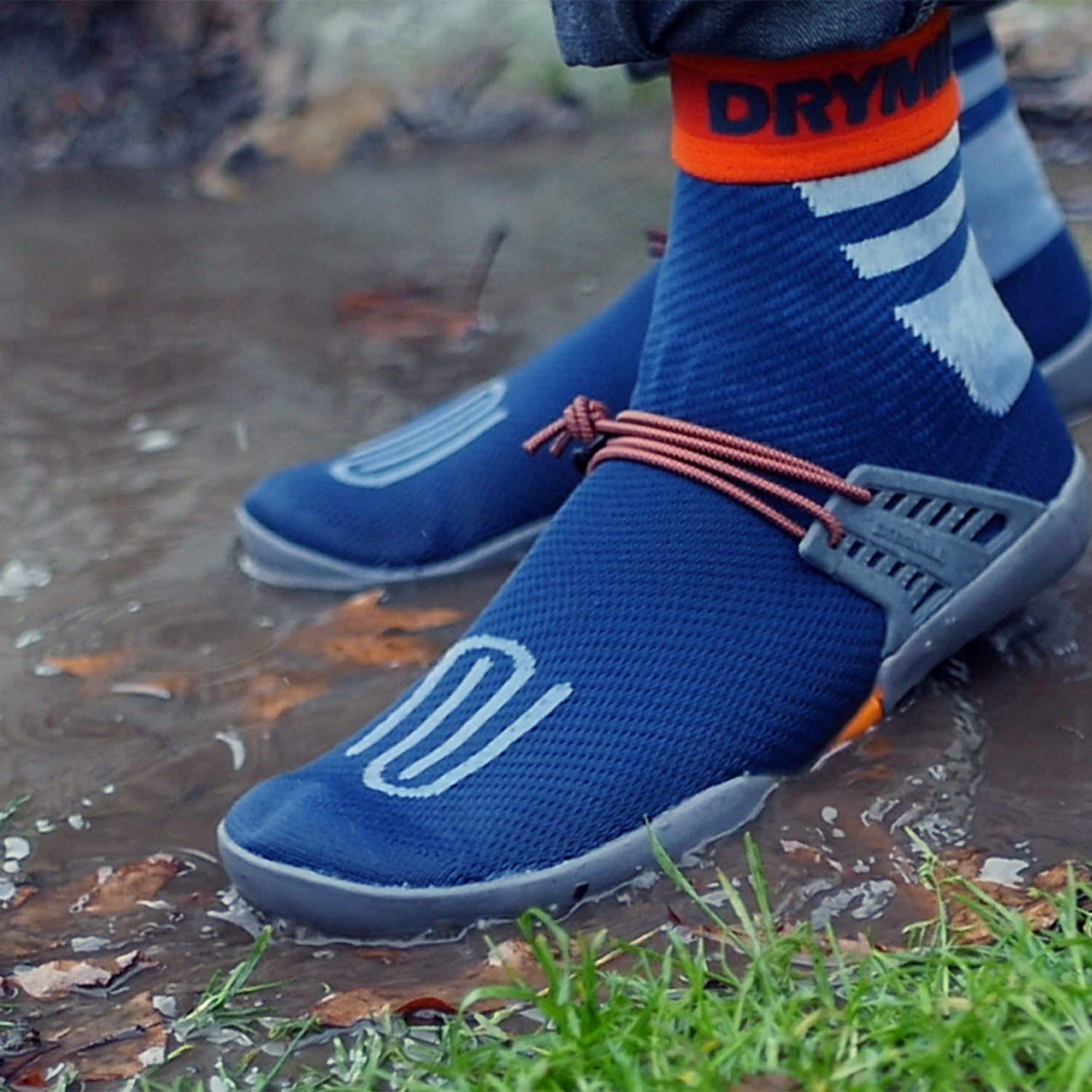 100% Waterproof Packable Sock Shoes // Arctic Orange (US: 5) - Drymile ...