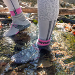 100% Waterproof Packable Sock Shoes // Sierra Pink (US: 5)