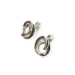 Knot Earrings // Sterling Silver
