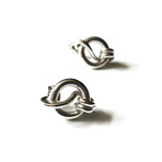 Double Knot Earrings // Sterling Silver