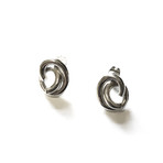 Knot Earrings // Sterling Silver