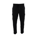 Woven Cargo Draw Pant // Black (S)