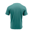 Basic Crew Short-Sleeve Shirt // Aqua (2XL)