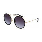 Gucci // Women's GG0061S-001 Sunglasses // Gold + Black + Gray Gradient