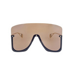 Men's GG0540S-001 Sunglasses // Black + Brown