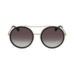 Gucci // Women's GG0061S-001 Sunglasses // Gold + Black + Gray Gradient